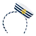 Produktbild: 44356 - Tiara Navy Sailor mit Mütze Haarreif Matrose Seemann Seefahrer Marine...