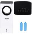 Produktbild: JUNG Bladeless mobiles Klimagerät mit Wasserkühlung + Timer, Mobile Klimaanlage leise, Kühlender Ventilator ohne Abluftschlauch Mobil