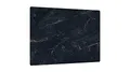 Produktbild: ALLboards Glas Herdabdeckplatte Schneidebrett SCHWARZER MARMOR 52x60 cm Multi-Platte Arbeitsplatte Herdschutz Deko für Küchen Gehärtetes