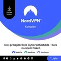 Produktbild: NordVPN Aktion % | Komplett – 1 Jahr Cybersicherheit VPN, PW, Cloud 1 Jahr