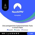 Produktbild: NordVPN Komplett - 1 Jahr Cybersicherheit VPN, PW, Cloud 1 Jahr
