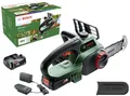 Produktbild: Bosch Home and Garden UniversalChain 18 Akku Kettensäge inkl. Akku, mit Schutzbügel Schwertlänge 200 mm