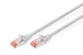 Produktbild: Digitus Patch-Kabel RJ-45 (M) zu RJ-45 (M) 3m Kupfer S/FTP Cat 6 grau (DK-1644-030)