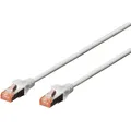 Produktbild: Digitus DK-1644-030 RJ45 Netzwerkkabel, Patchkabel CAT 6 S/FTP 3.00 m Grau Ha...