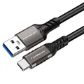 Produktbild: TechExpert Kabel USB A auf USB C 3.2 Gen2 max. Geschwindigkeit 10 Gbit/s Aufladung bis zu 60 W 20 V/3 A 1 Meter