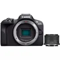 Produktbild: Canon EOS R100 + RF-S 18-45mm F4.5-6.3 IS STM Kit, 24,1 MP, 6000 x 4000 Pixel, C