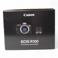 Produktbild: Canon EOS R100 Kit Systemkamera mit Objektiv 18-45 mm, 7,62 cm Display, WLAN