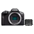 Produktbild: Canon EOS R100 Kit RF 18-45mm F4.5 6 Fotocamera Mirrorless Schwarz 4549292214598
