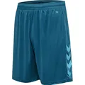 Produktbild: hummel Sporthose hmlCORE XK Poly Shorts (robuster Doppelstrick, ohne Seitentaschen) kurz coralblau Herren, Größe: L