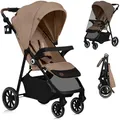 Produktbild: LIONELO EMMA ONE Buggy bis zu 22 kg von 6 m bis 4 Jahre Schwenkbare 360 Räder° Vollfederung Einhändig klappbar Verstellbare Rückenlehne und Fußstütze XXL-Verdeck UPF50+