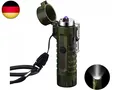 Produktbild: Elektrisch Feuerzeug Winddichte, USB aufladbar Feuerzeug mit Taschenlampe