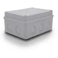 Produktbild: ARLI Abzweigdose 150x110x70 mm IP54 Feuchtraumdose Aufputz Elektro Verteilerdose ABS grau Innen Außen wetterfest