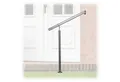 Produktbild: relaxdays Treppengeländer Edelstahl, 80 cm Länge, 0.42 cm Höhe, 2-tlg., 800 mm