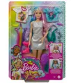 Produktbild: Barbie-Puppe, Einhorn-Barbie-Puppe mit Meerjungfrauenhaar und Einhorn-Haarkrönc