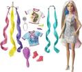 Produktbild: Barbie-Puppe GHN04 Einhorn-Barbie-Puppe Meerjungfrauenhaar Einhorn-Haarkrönchen
