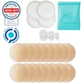 Produktbild: ILLURE BH-Einlagen Nippelpads – Nipple Cover Brustwarzenschutz -Wiederverwendbar&waschbar, mit kleiner Tragetasche für diskreten Transport im Alltag 8 Paar