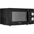 Produktbild: MEDION Mikrowelle klein, ca. 700 Watt Leistung, ca. 17 Liter Kapazität, 6 Stufen, Auftaufunktion, MD 15644, schwarz - Weiß