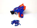 Produktbild: Hasbro Nerf Infinus automatischer Blaster mit 30er Magazin und Darts