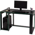 Produktbild: Schreibtisch MCW-J26, Computertisch Bürotisch, 120x60x76cm schwarz-grün - Schwarz