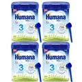 Produktbild: Humana 3 Folgemilch, ab dem 10. Monat 4 x 750 g (3 kg)