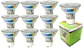 Produktbild: TRANGO LED-Leuchtmittel, 10er Pack GU1015-10 - 5 Watt - 3000K warmweiß zum Austausch GU10 & MR16 Halogen Leuchtmittel, 10 St., warmweiß, 10 St., für Einbauleuchte, Deckenstrahler, Einbaustrahler, Deckenleuchte, Spot