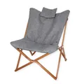 Produktbild: Bo-Camp Bloomsbury Campingstuhl, Gr. L, grau