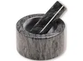 Produktbild: Mörser KESPER, schwarz (schwarz, grau), B:13cm H:8cm L:13cm Ø:13cm, Marmor, Mörser, Mörser, Marmor, mit Schlegel