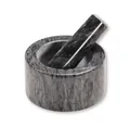 Produktbild: KESPER | Mörser, Material: Marmor, Maße: Ø 13 cm/Höhe: 8 cm, Farbe: Dunkelgrau | 71504