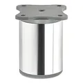 Produktbild: Möbelfuß DAP II Chrom Höhe 60 mm Ø 40 mm Schrankfuß Stellfuß höhenverstellbar von SO-TECH