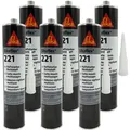 Produktbild: Sikaflex 221 Dichtstoff Karosseriekleber stahlgrau 6x 300ml überlackierbar