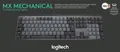 Produktbild: Logitech Tastatur MX Mechanical, Wireless, Bolt, Bluetooth Illuminated, Leise, Taktil, Akku, DE, grafit, Retail