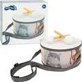 Produktbild: Holztrommel Wild Animals mit Gurt und Stöcken