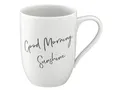 Produktbild: Villeroy & Boch Becher Statement Becher m.H. Good Morning Sunshine 0,34 l, Premium Porcelain