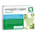 Produktbild: omega3-Loges® pflanzlich - 60 Kapseln - Nahrungsergänzungsmittel mit Omega-3-Fettsäuren aus Mikroalgen-Öl