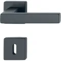 Produktbild: HOPPE Drückergarnitur AUSTIN - auf Rosette BB, TS 37-42 mm, Aluminium schwarz