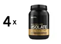 Produktbild: 4 x Optimum Nutrition 100% Whey Gold Isolate (2.05lbs) Chocolate (56,45 EUR/kg)