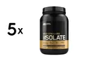 Produktbild: 5 x Optimum Nutrition 100% Whey Gold Isolate (2.05lbs) Chocolate (64,51 EUR/kg)
