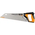 Produktbild: Fiskars Pro Handsäge für Holz, Laminat und PVC, Sägeblattlänge: 38 cm, 9 TPI, Schwarz/Orange, PowerT (1062930)