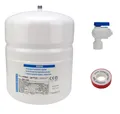 Produktbild: Wassertank Osmose aus Stahl 2,1 Gallonen ca. 8 Ltr. brutto - RO-120 Vorratsbehälter TankPAC + Tankhahn + Teflonband