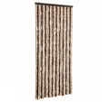 Produktbild: vidaXL Insektenschutz-Vorhang, Fliegenvorhang Beige und Hellbraun 90x220 cm Chenille