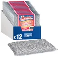 Produktbild: Spontex Brillant Reinigungspad, 12er Pack, für empfindliche Oberflächen, kratzfrei und Lange haltbar, Silber und pink