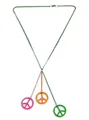 Produktbild: Metamorph Hippie-Kostüm Peace Halskette, Damit die Message auch wirklich ankommt: Metallkette mit drei Peace-Ze