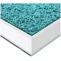 Produktbild: Floordirekt Fußmatte Alu-Desinfektionsmatte Hygienic Mat Türkis, Schmutzfangmatte, 3 Größen, Rechteckig, Höhe: 13 mm, Spaghetti-Matten-Einlage 68 cm x 98 cm x 13 mm