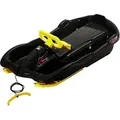 Produktbild: ALPENGAUDI Ski-Bob Space - Robuster und spaßiger Ski-Bob für alle Schneeverhältnisse, SCHWARZ, One Size