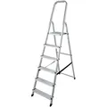 Produktbild: Krause Stehleiter CORDA, 000736, aus Aluminium mit 6 Stufen