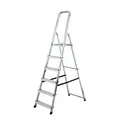 Produktbild: Krause Corda Stehleiter Haushaltsleiter Stufenleiter 6 Stufen Leiter einseitig