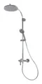 Produktbild: Breuer Aquamaxx 320 Duschpaneel Kopfbrause rund mit Einhebelmischer - Chrom Hochglanz - 9251 008 000 099