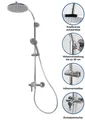 Produktbild: Breuer Aquamaxx 320 mit Einhebelmischer, Kopfbrause Rund Überkopfbrause Brause