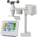 Produktbild: Bresser Wetterstation 7002581, 5-in-1, Funk, Wlan, digital, mit Außensensor, Wettervorhersage, Farbdisplay und 8 Messwerten