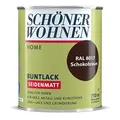 Produktbild: Schöner Wohnen Profidur DurAcryl Schokoladenbrau RAL 8017 / 750 ml / seidenmatt / aromatenfrei / für außen u. innen / für Holz, Metall u. Kunststoff